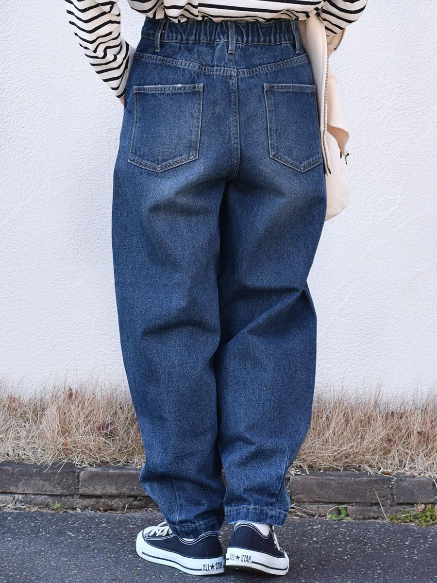 デニムカーブパンツ