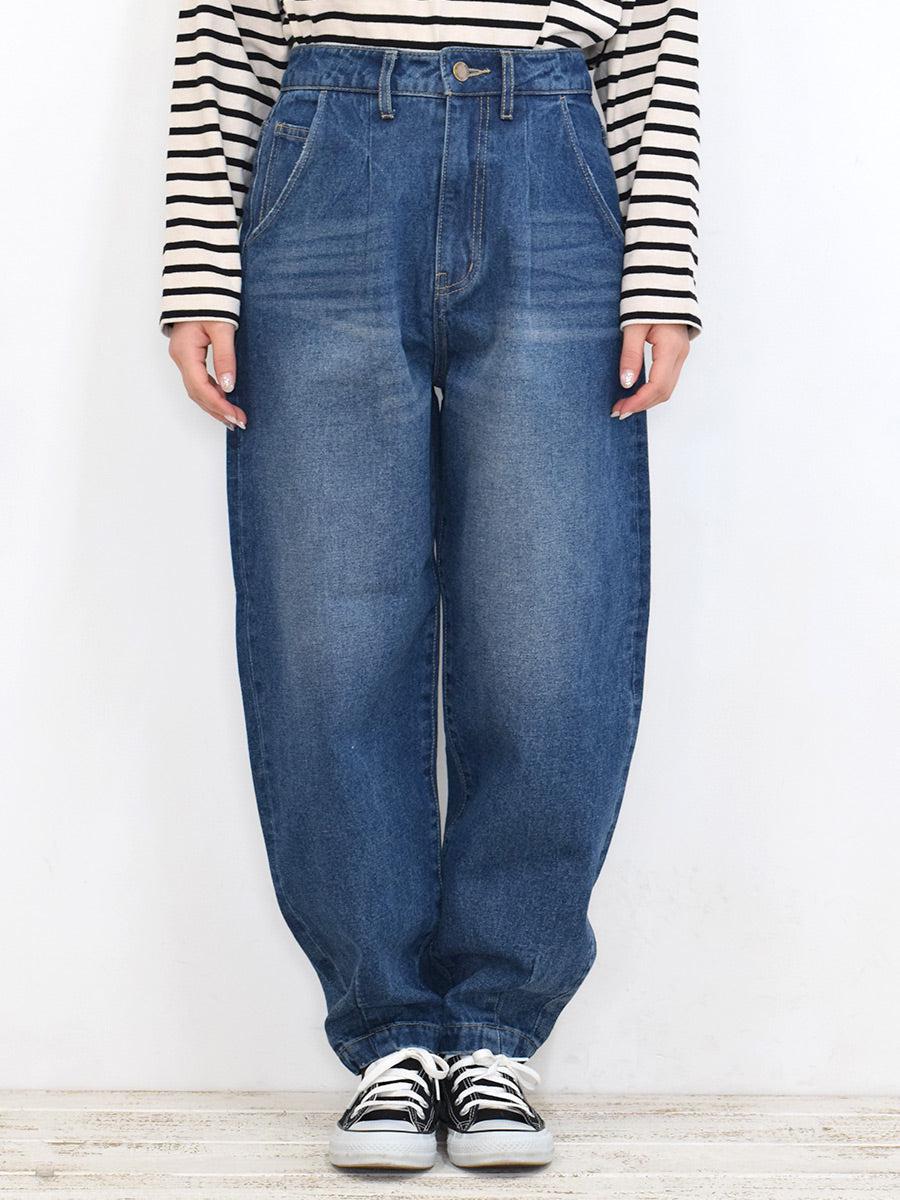 デニムカーブパンツ